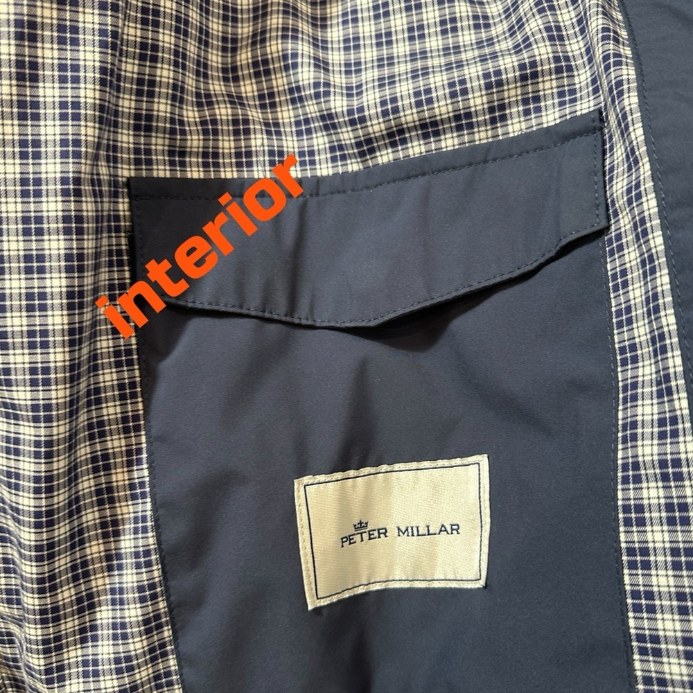 Peter Millar Men’s Performance Rain Jacket Xl - image 4